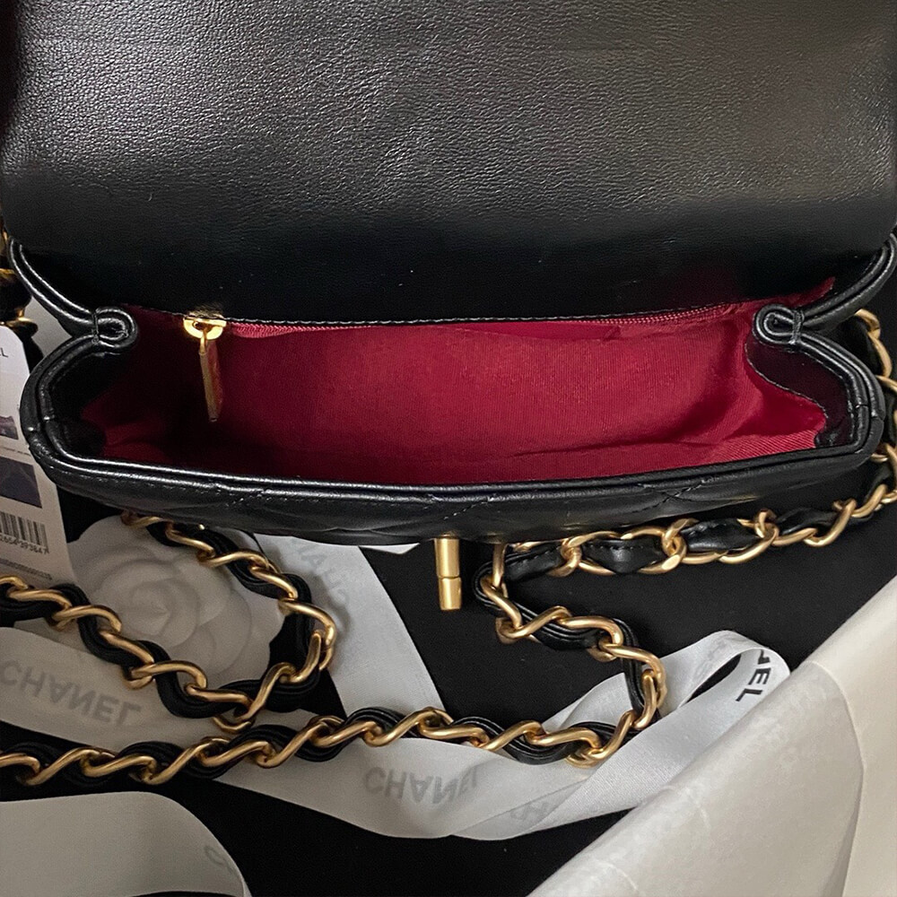 Ch*el small flap bag