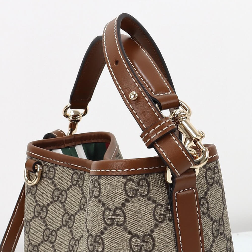 GG Emblem mini bucket bag