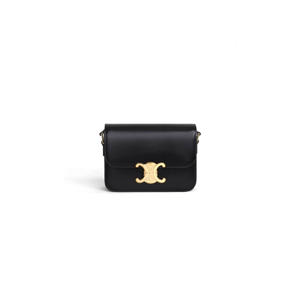 Teen Triomphe Bag in shiny calfskin