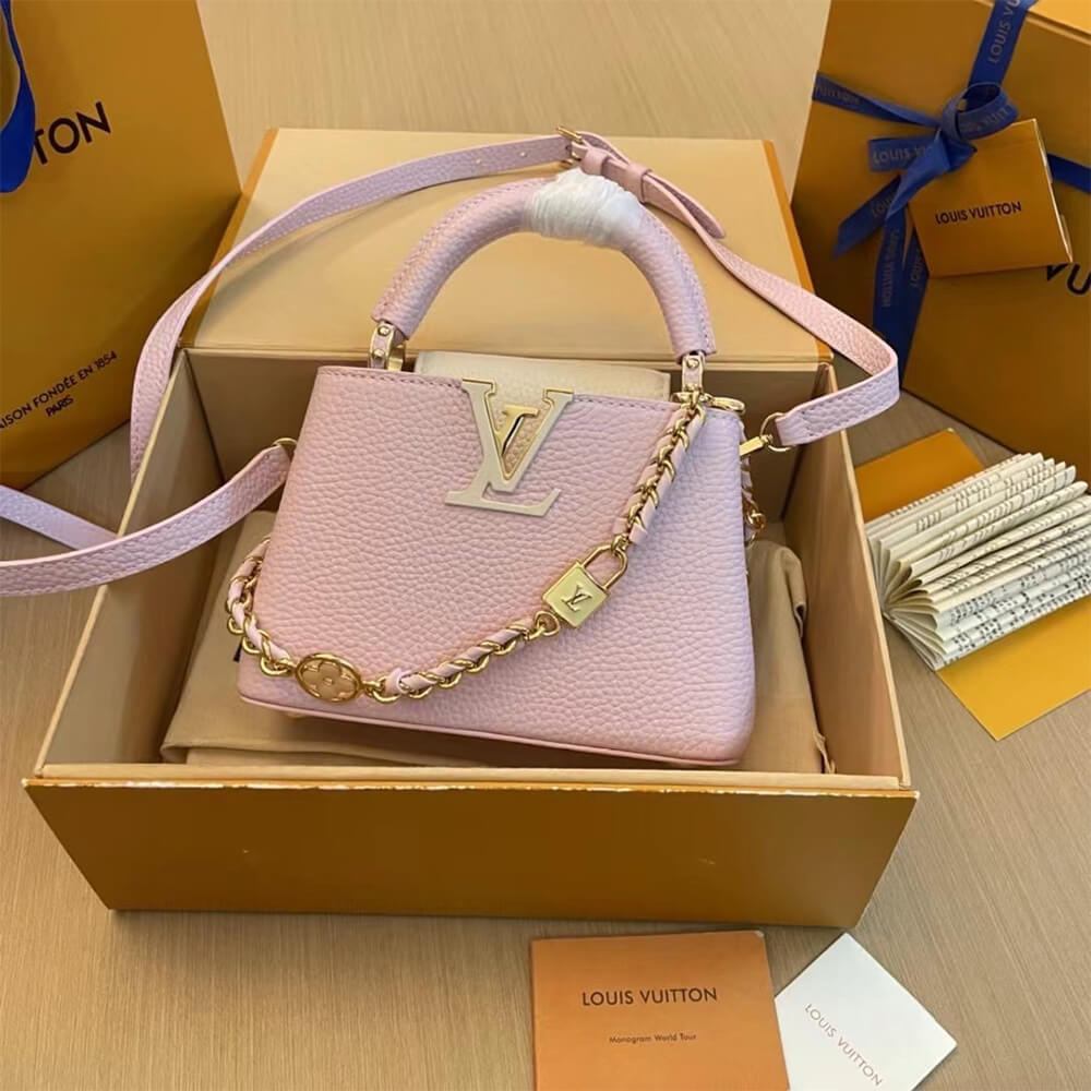 LV  CAPUCINES MINI BAG(HIGH-END GRADE)