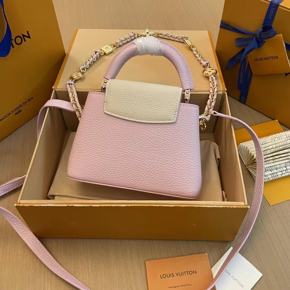 LV  CAPUCINES MINI BAG(HIGH-END GRADE)