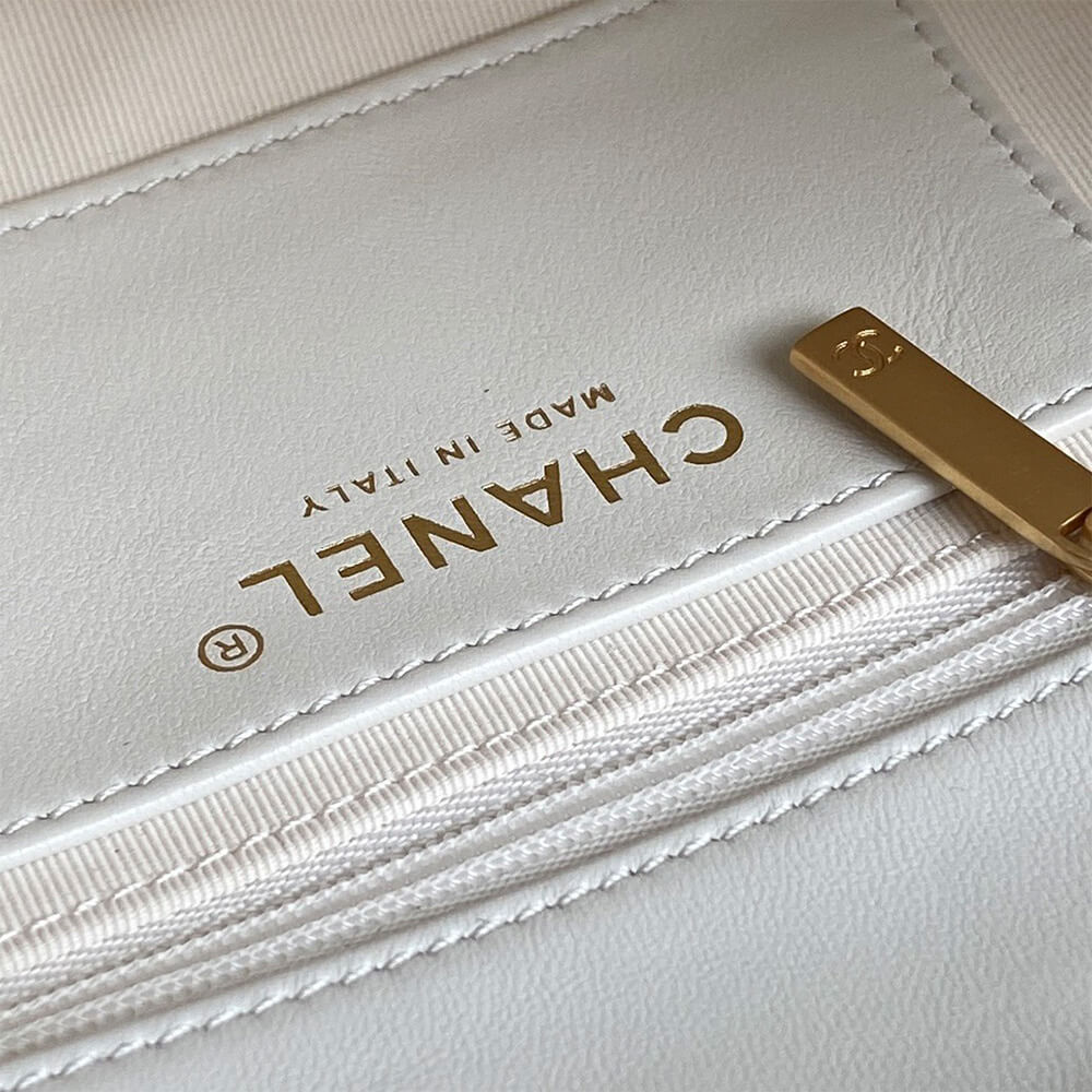 Ch*el flap bag with top handle(high-end grade)